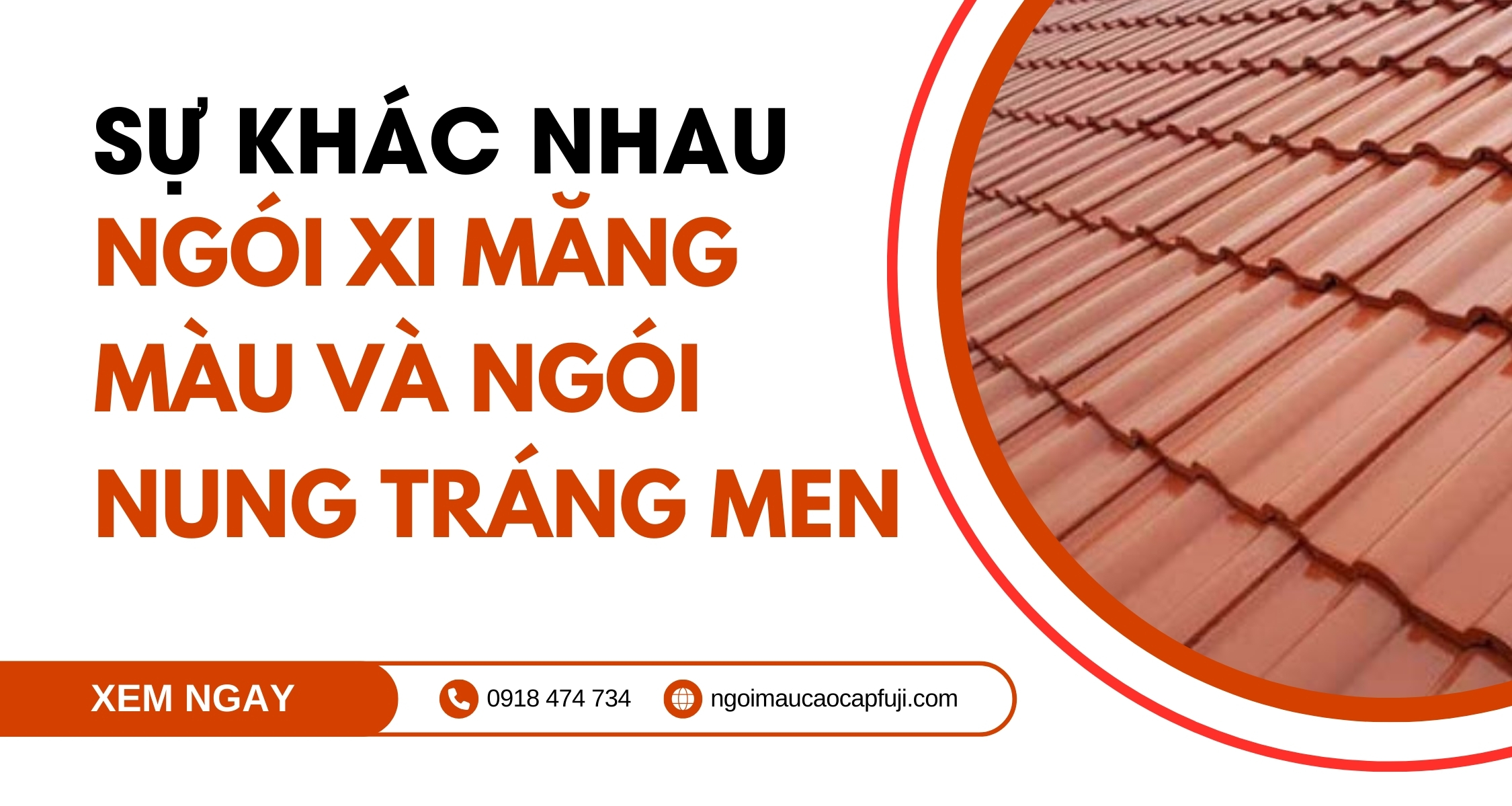 Khác Nhau Giữa Ngói Xi Măng Màu Và Ngói Nung Tráng Men