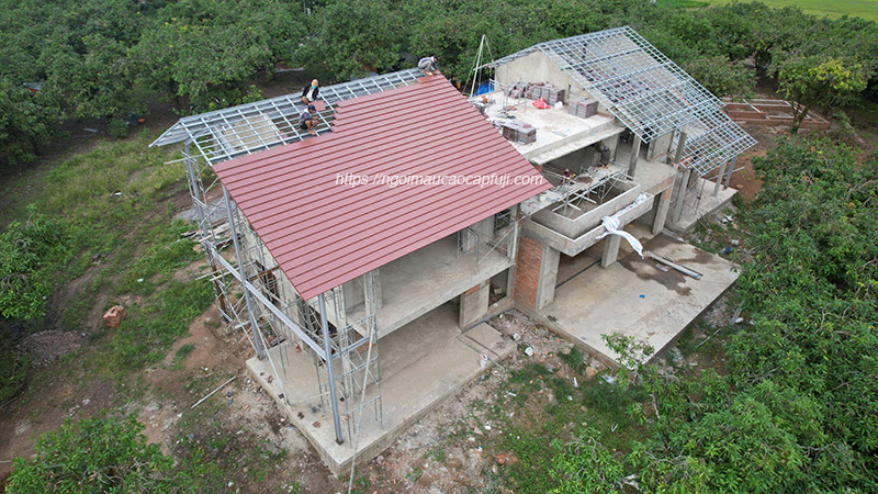 Thi công ngói phẳng M11 Fuji tại Đồng Nai